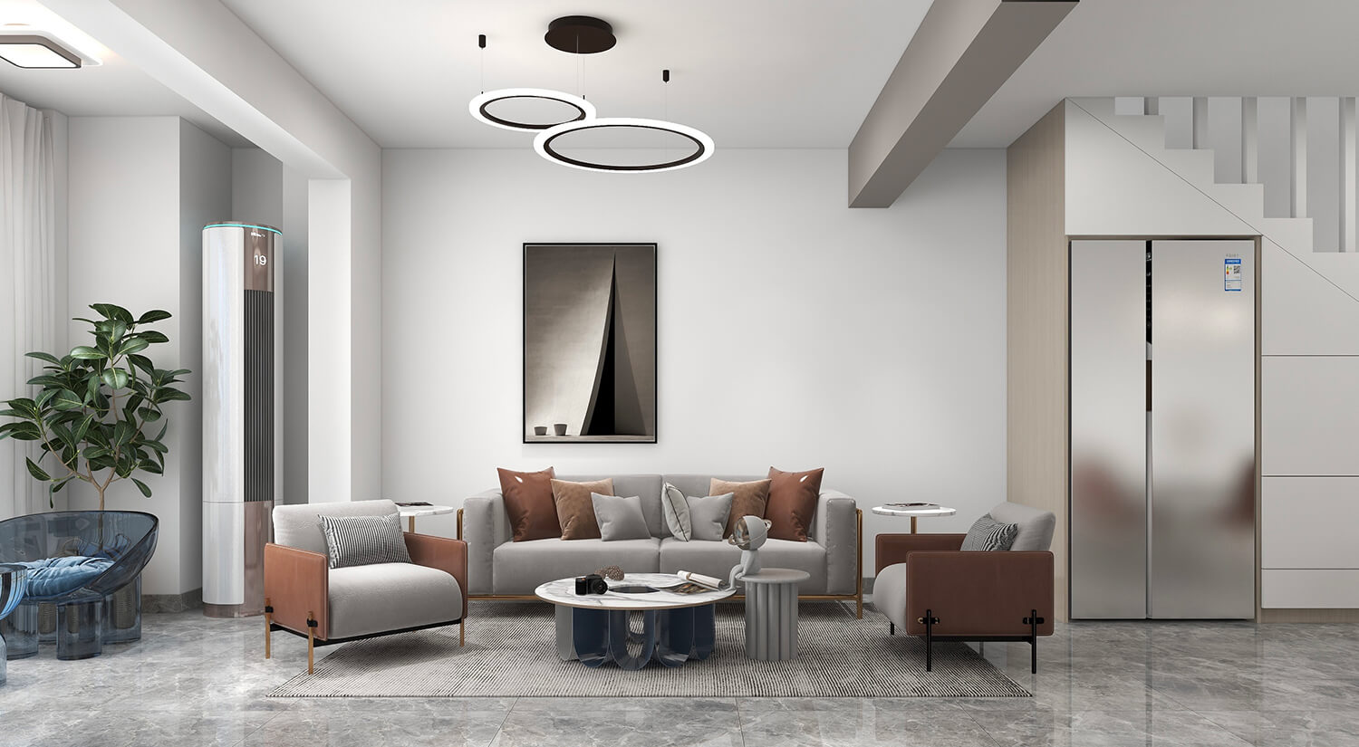 蟠龍小區(qū)240㎡現代簡約風格案例