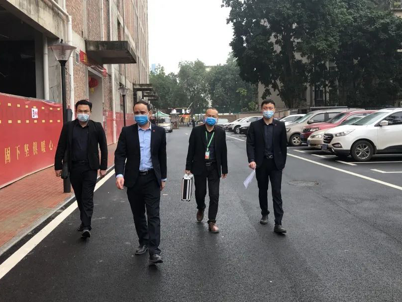 南鷹苑工地巡檢，打好復(fù)工第一戰(zhàn)