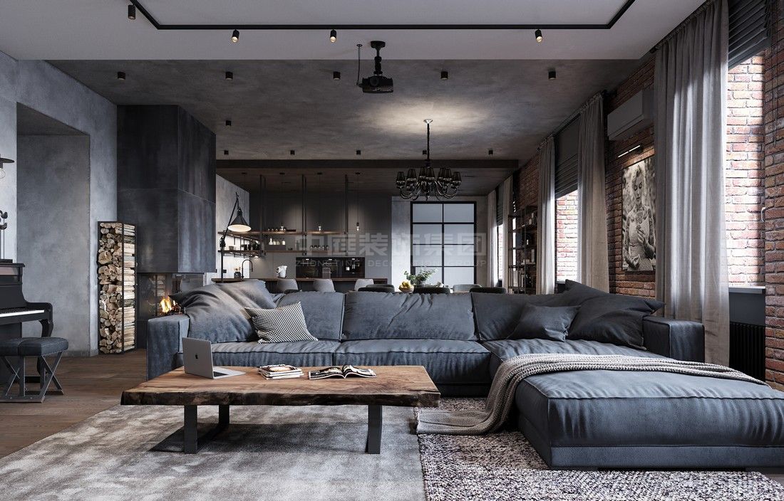 凱業(yè)花園145m&sup2;工業(yè)風風格案例